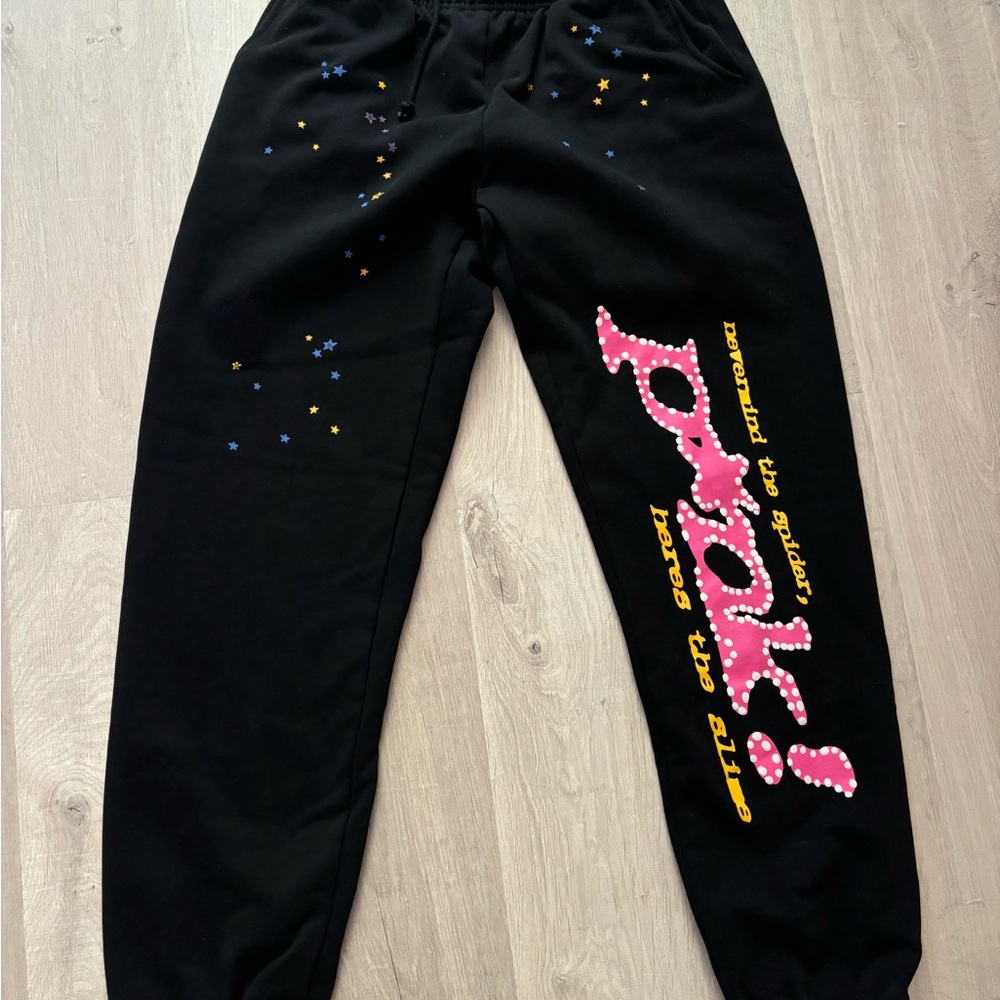 Sp5der P*NK Sweatpants ( authentic )